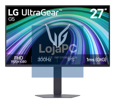 LG Monitor gaming 27" Ultragear fhd 300hz (1920 x 1080)