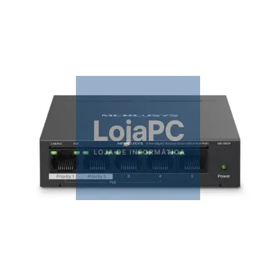 Mercusys 5-Port Gigabit Desktop Switch with 4-Port PoE+