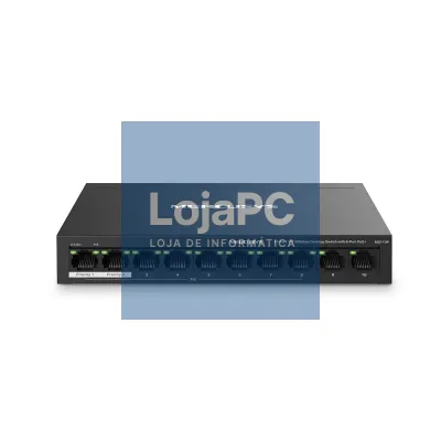 Mercusys 10-Port 10/100Mbps Desktop Switch with 8-Port PoE+