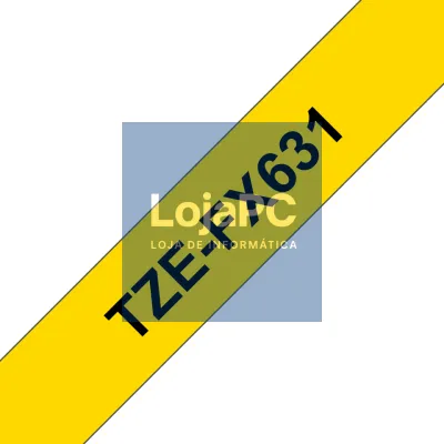 BROTHER P-Touch TZE-FX631 black on yellow 12mm