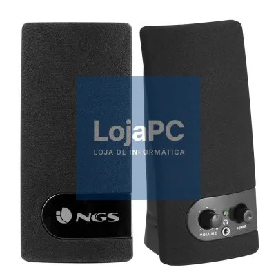 NGS Colunas 2.0-RMS:2W(1W+1W)-Ligação USB power-on/off - botão de volume