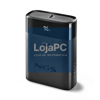 NGS 10000MAH/22,5W - USBC + USBA LED Display Battery Level
