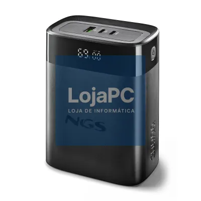 NGS 30000MAH/140W - 2XUSBC + USBA Display for Bat. Level + Watts