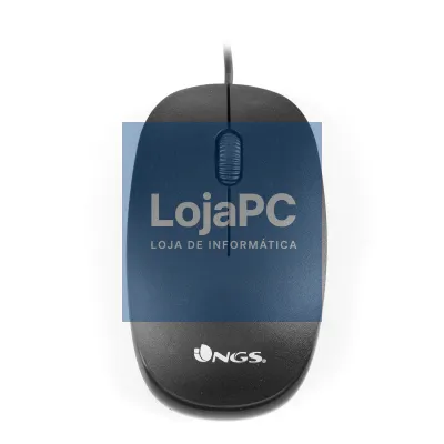 NGS Rato otico com fio USB 1000 dpi, 2 botões + scroll