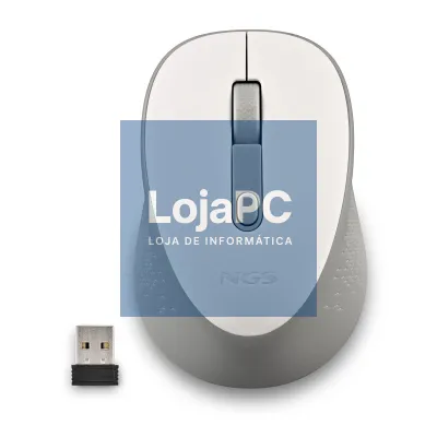 NGS Rato Wireless Silent Mouse 2.4GHZ - Branco