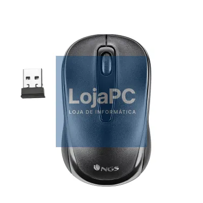 NGS Wireless Optical Mouse Nano Receiver - 1200 DPI -2.4GhZ