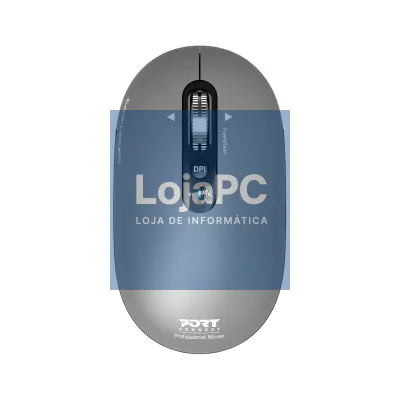 Port Designs Rato sem fio recarregável Bluetooth PURE MAC