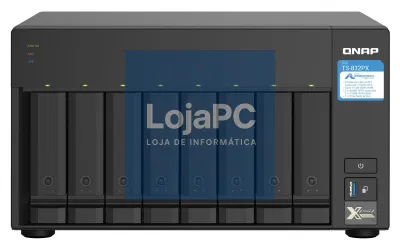 QNAP TS-832PX NAS de alta capacidade com portas SFP+ 10GBE E 2,5GBE