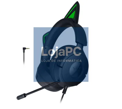 Razer Auscultadores Kraken Kitty V3 X - Black