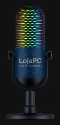 Razer Microfone Seiren V3 Chroma 32‑bit DSP - Black