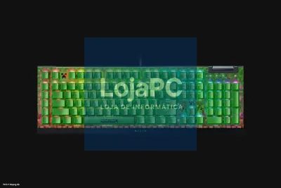 Razer Teclado BlackWidow V4 X (Green Switch) - Minecraft Ed. - US Layout
