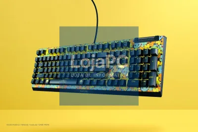 Razer Teclado BlackWidow V4 X (Green Switch) - Pokémon Kabto Starters Ed. - US Layout
