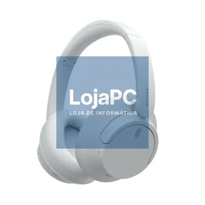 Sony WH-CH720NW - Auscultadores com Bluetooth e Noise Cancelling, até 35h de autonomia (com NC ligado), com carregamento rápido, DSEE, ligação multiponto, compatível com App Headphones Connect.