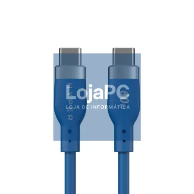 Targus HyperJuice Flex USB-C Silicone Charging Cable - Blue