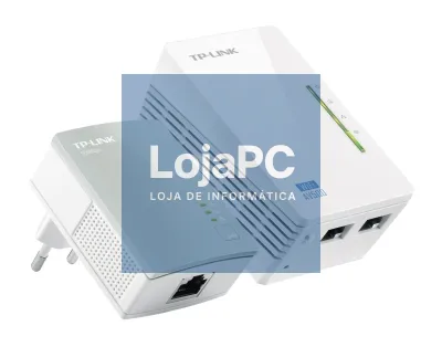 TP-Link 300Mbps Wireless N Powerline ExtenderKIT, including 1 TL-WPA4220 and 1 TL-PA4010, 500Mbps Powerline datarate, Plug and Play, 2 fast ethernet ports, Support Multiple IPTV Streams