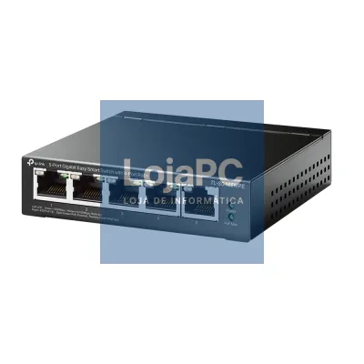 TP-Link TL-SG105MPE SWITCH EASY SMART 5 PORTAS GIGABIT COM 4 PORTAS POE+