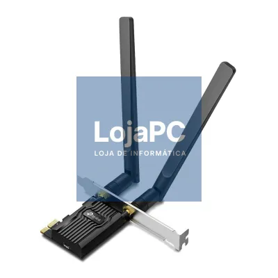 TP-Link AX1800 Dual Band Wi-Fi 6 Bluetooth 5.2 PCI Express Adapter, 1201 Mbps at 5 GHz + 574 Mbps at 2.4 GHz, 2× High Gain External Antennas