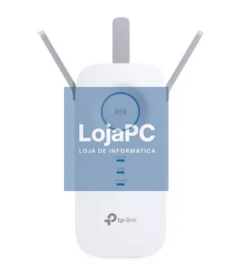 TP-Link AC1750 Dual Band Wireless Wall Plugged Range Extender, Qualcomm, 1300Mbps at 5Ghz + 450Mbps at 2.4Ghz, 802.11ac/a/b/g/n, 1 10/100/1000M LAN, Ranger Extender button, Range extender mode, with