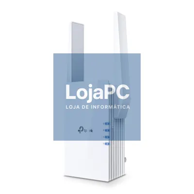 TP-Link AX3000 Wi-Fi 6 Range Extender, 574 Mbps at 2.4 GHz + 2402 Mbps at 5 GHz, 2 × External Antennas, 1 × Gigabit Port, Qualcomm 1.0GHz Dual-Core CPU, 1024 QAM, HE160, Wall Plugged