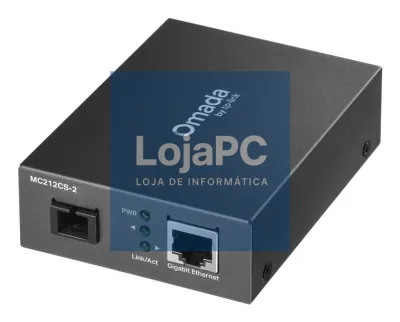 TP-Link - OMADA Omada 10/100/1000 Mbps RJ45 to 1000 Mbps Single-mode SC WDM Bi-Directional Fiber Converter