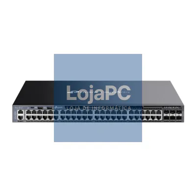 TP-Link - OMADA Omada 48-Port Gigabit Stackable L3 Managed Switch with 6 10GE SFP+ Slots