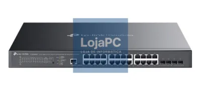 TP-Link - OMADA Omada 24-Port Gigabit and 4-Port 10GE SFP+ L2+ Managed Switch with 16-Port PoE+ & 8-Port PoE++