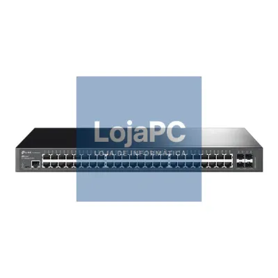 TP-Link - OMADA JetStream™ 48-Port Gigabit L2+ Managed Switch with 4 10GE SFP+ Slots