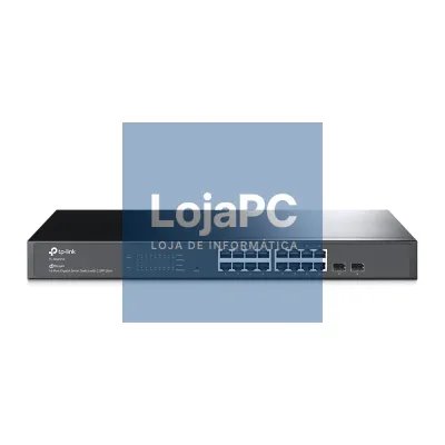 TP-Link - OMADA JetStream™ 16-Port Gigabit Smart Switch with 2 Gigabit SFP Slots