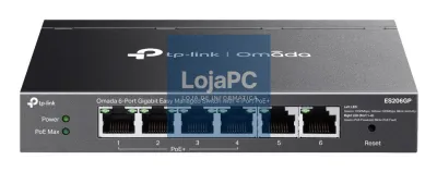 TP-Link - OMADA Omada 6-Port Gigabit Easy Managed Switch with 4-Port PoE+