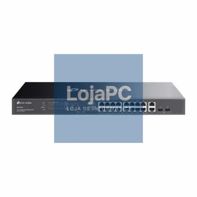 TP-Link - OMADA Omada 20-Port Gigabit Easy Managed Switch with 16-Port PoE+