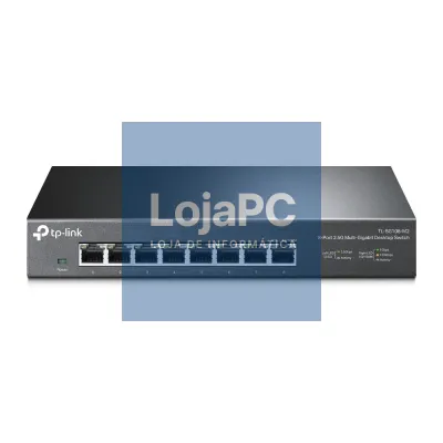 TP-Link - OMADA Switch de mesa MGb de 8 portas 2,5G, 8 portas RJ45 de 2,5G, Caixa de aço para secretária, Plug and Play