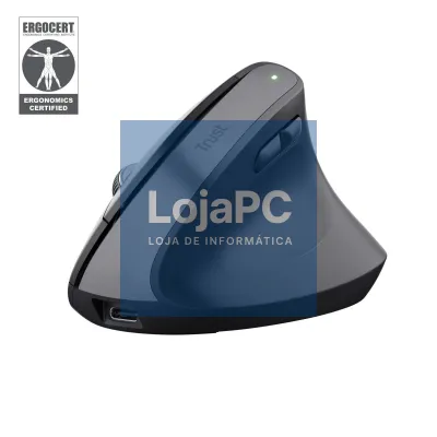 Trust BAYO+ Ergonomic Wireless Mouse BLK