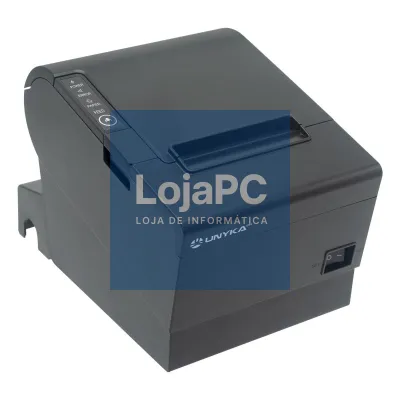 UNYKAch Impressora Termica POS 5 BLACK - USB-LAN(USB +LAN+RJ12-RJ1