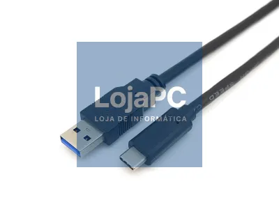 Equip USB 3.2 Gen 1 C to Cable, M/M, 2.0m, 5G transfer, 3A, Black