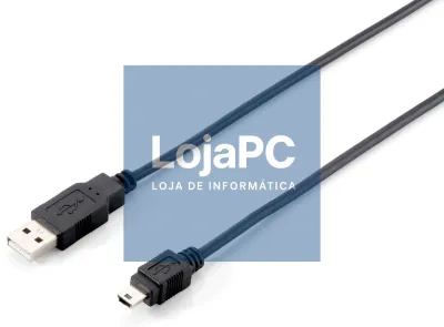 Equip USB 2.0 Cable A->Mini5P 1,8m M/M, black