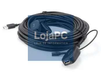 Equip USB 3.0 Active Extension Cable, 15.0m - Black