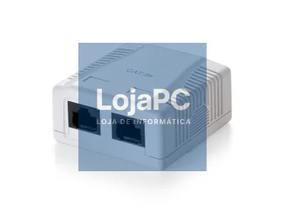 Equip Premium Outlet Box Surface Mount 2-Port UTP Cat.6, white