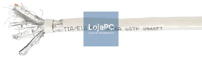Equip Cat.6A S/FTP Installation Cable, LSZH, Solid Copper, 305m