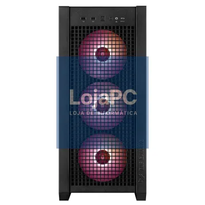 Asus Caixa TUF Gaming GT302 TG ARGB Black EATX (12"x10.9")