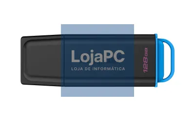 Kingston 128GB PORTABLE USB 3.2 GEN 1 DATATRAVELER EXODIA BLACK/BLUE