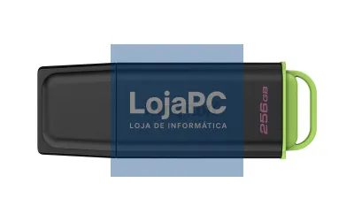 Kingston 256GB PORTABLE USB 3.2 GEN 1 DATATRAVELER EXODIA BLACK/GREEN