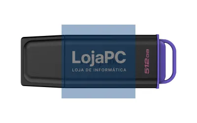 Kingston 512GB PORTABLE USB 3.2 GEN 1 DATATRAVELER EXODIA BLACK/PURPLE