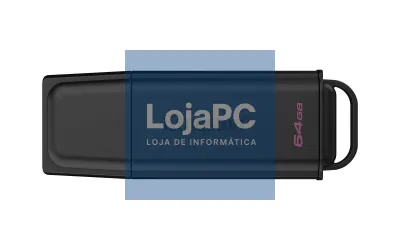 Kingston 64GB PORTABLE USB 3.2 GEN 1 DATATRAVELER EXODIA BLACK
