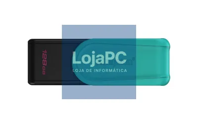 Kingston 128GB Portable USB 3.2 Gen 1 DataTraveler Exodia S (Black/Turquoise)