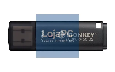 Kingston 32GB IronKey Locker Plus 50 G2, FIPS 197, AES-256