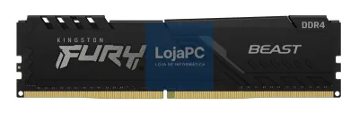 Kingston ValueRAM 8GB 3200MHz DDR4 CL16 DIMM FURY Beast Black