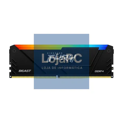 Kingston ValueRAM 16GB 3200MT/s DDR4 CL16 DIMM 1Gx8 FURY Beast RGB