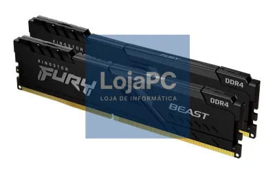 Kingston ValueRAM 32GB 3600MHZ DDR4 CL18 DIMM (KIT OF 2) FURY Beast Black