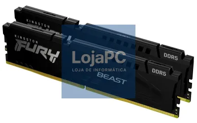 Kingston ValueRAM 32GB 6000MT/s DDR5 CL36 DIMM (Kit of 2) FURY Beast Black EXPO