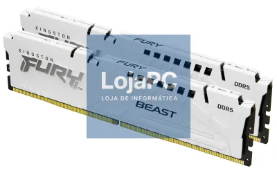 Kingston ValueRAM 32GB 6000MT/s DDR5 CL36 DIMM (Kit of 2) FURY Beast White EXPO